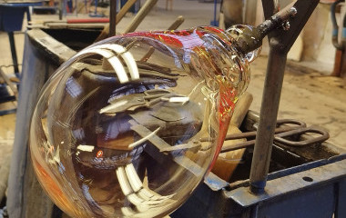 Workshop v sklárskej huti Květná