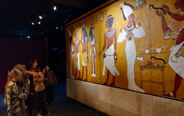 Na výstave Tutanchamon