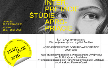 Výstava prác žiakov odboru propagačného výtvarníctva v galérii Fontána v Piešťanoch